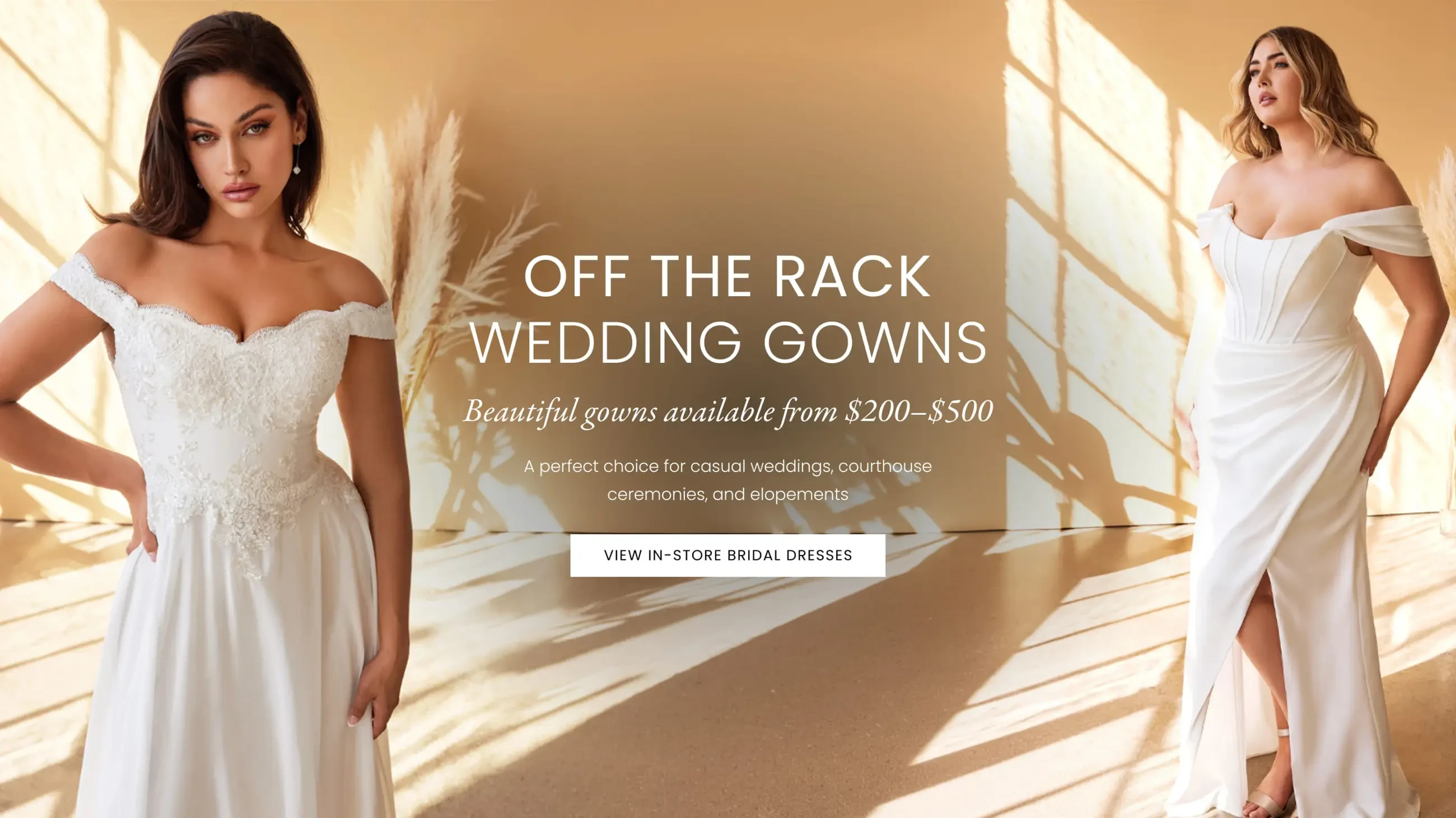Off the Rack Banner for Desktop