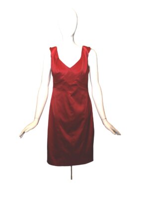 red dress on mannequin