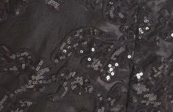 closeup of black fabric
