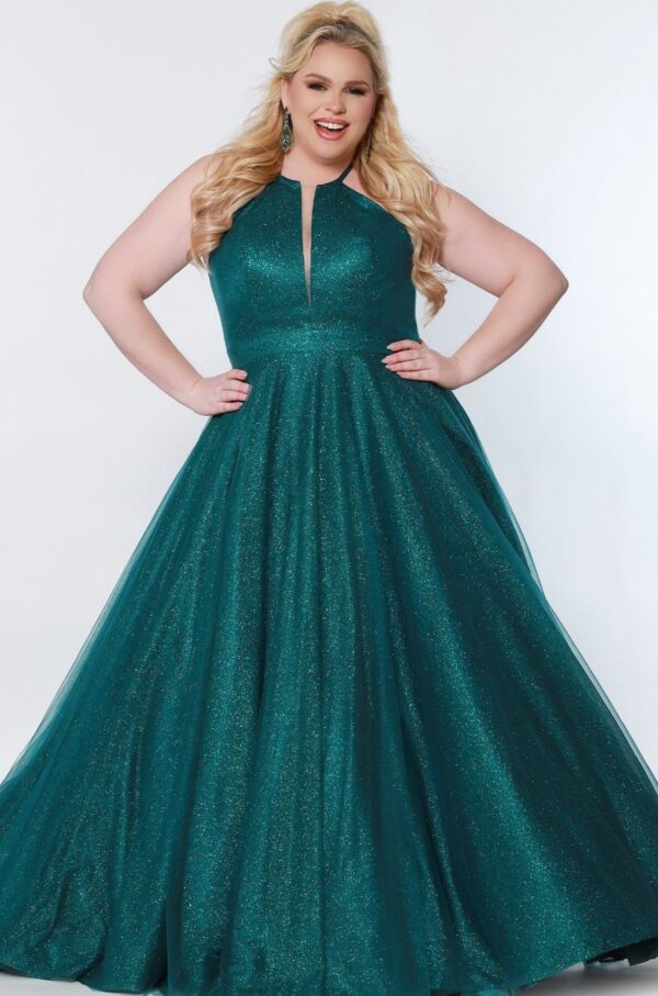 emerald gown