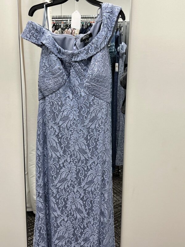 lacy blue dress