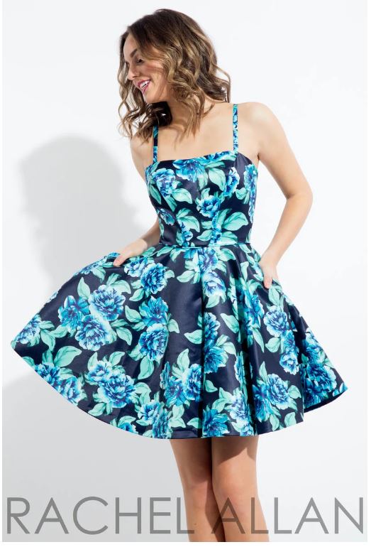 floral short dress