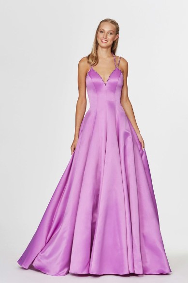 orchid ballgown