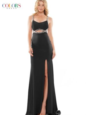 Black lycra dress