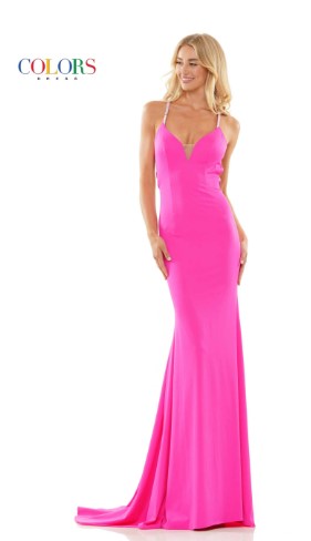 hot pink lycra gown