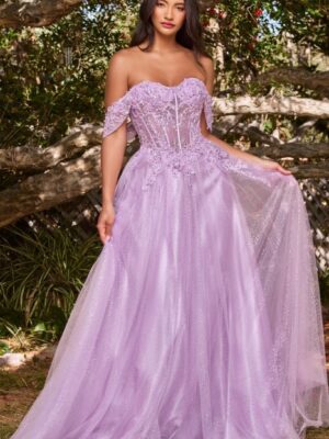Violet ballgown