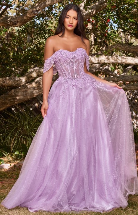 Violet ballgown